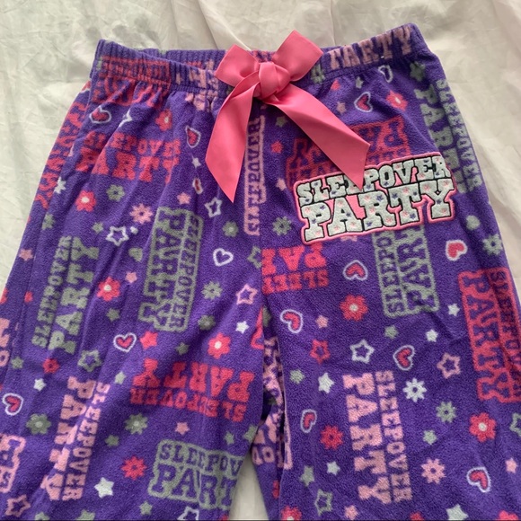 Pink and purple girls pajama pants bundle - Picture 3 of 13